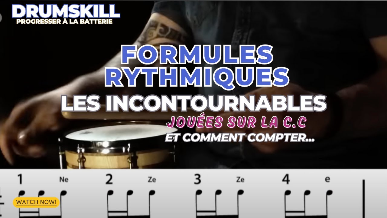 Progresser à la batterie - 4 Formules Rythmiques Essentielles 🥁