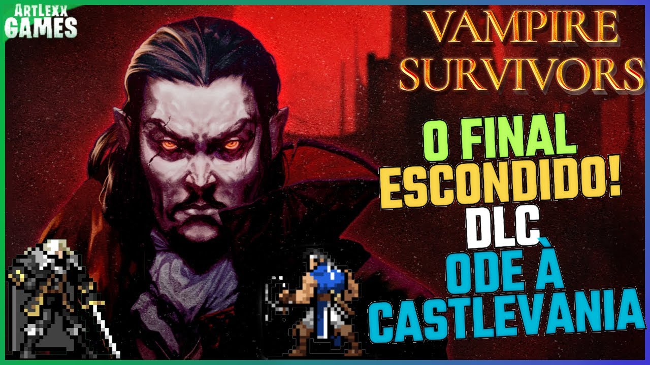 #16 - VAMPIRE SURVIVORS - COMO CONQUISTAR 100% A DLC ODE A CASTLEVANIA (PARTE 1)
