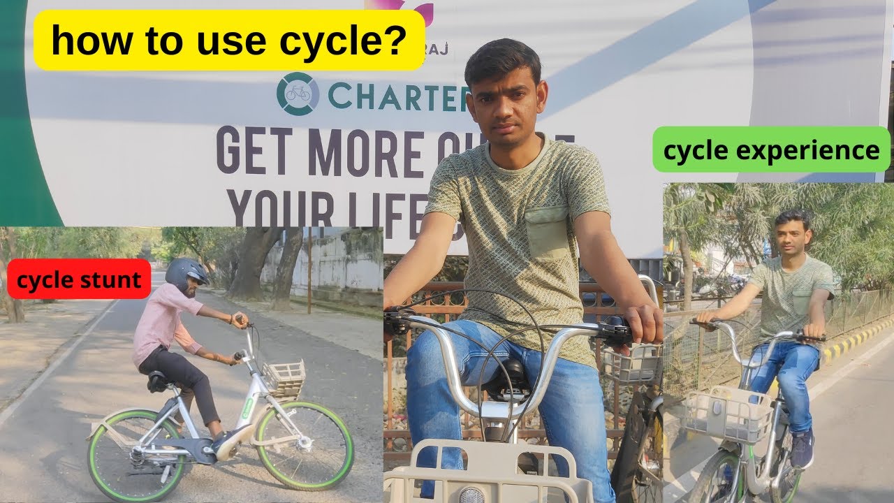how to use chartered cycle bike in prayagraj allahabad // Chartered Cycle Prayagraj