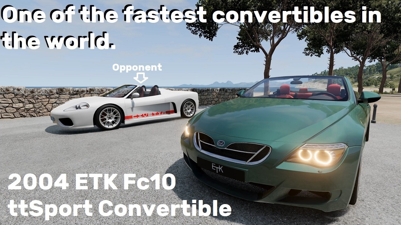 BeamNG.drive (Mod) Freeroam: Italy - 2004 ETK Fc10 ttSport Convertible