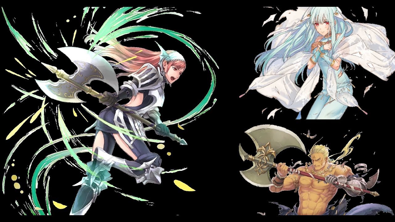 Fire Emblem Heroes BHB Infernal Ninian & Hawkeye (Cherche and Friends)