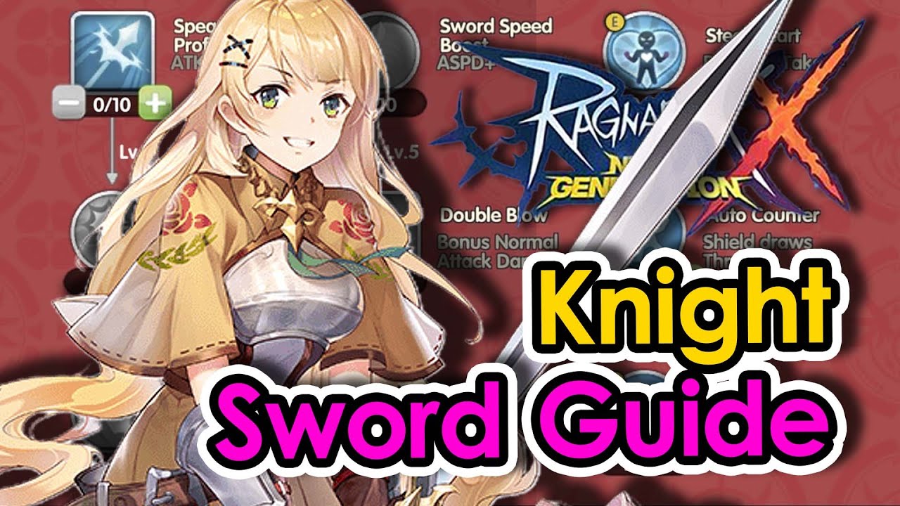 [ROX] Knight Guide Sword Build 한글자막 | KingSpade