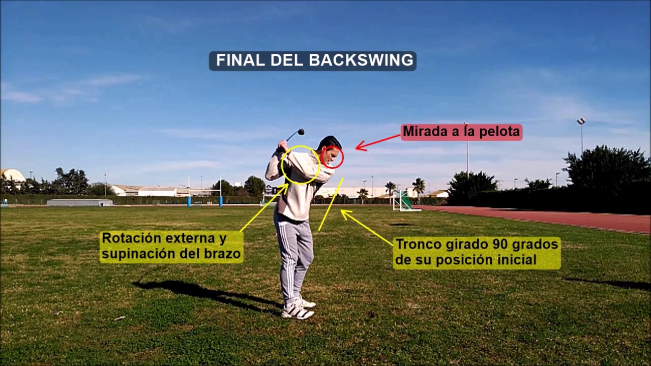 ANÁLISIS BIOMECÁNICO SWING DE GOLF. J.M.DE SOTO