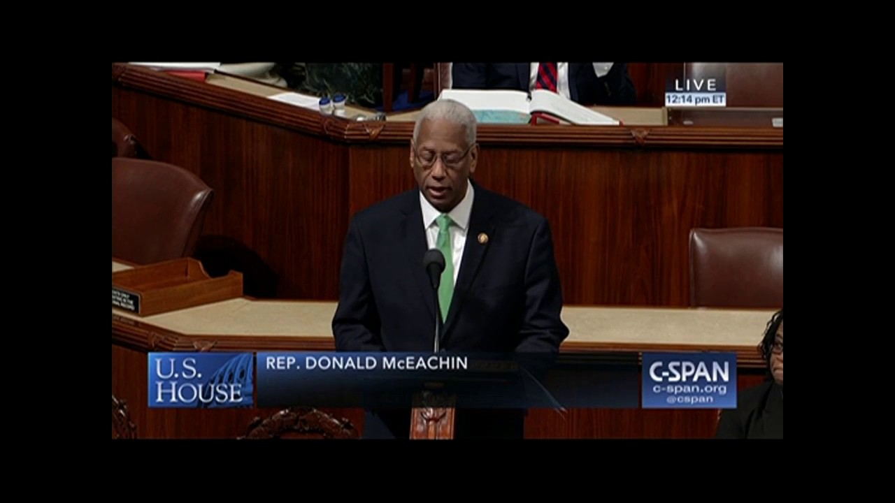 Congressman McEachin Cosponsored H.R. 1