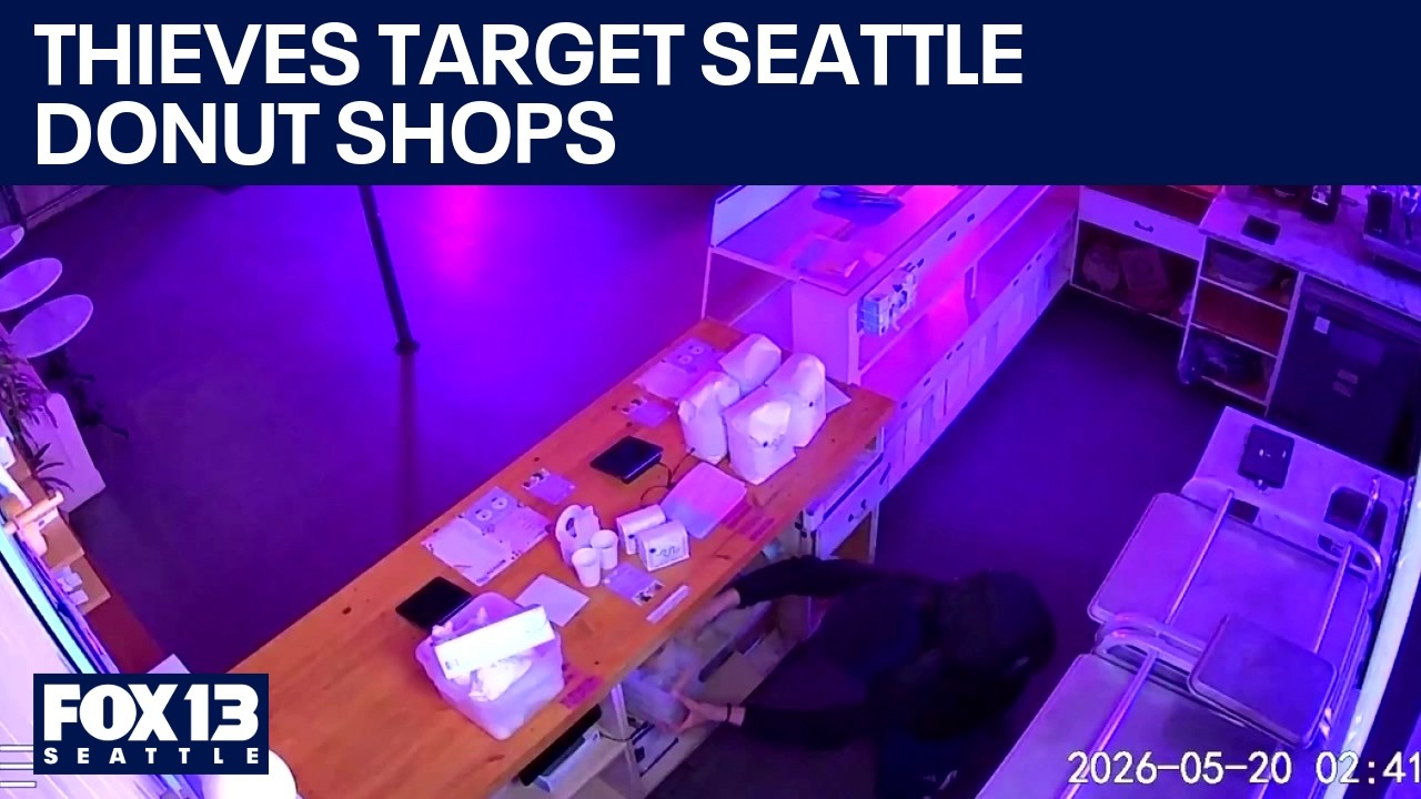 В Сиэтле грабители нацелились на пончиковую | FOX 13 Seattle