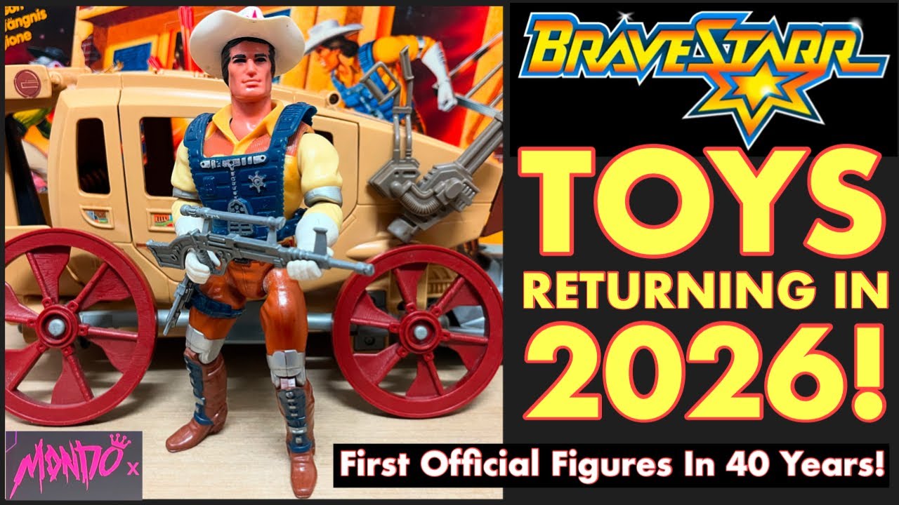 Игрушка BRAVESTARR возвращается в 2026 году! Первые официальные фигурки почти за 40 лет!