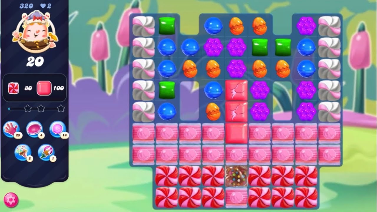 Candy Crush Saga Level 320 (NO BOOSTERS)