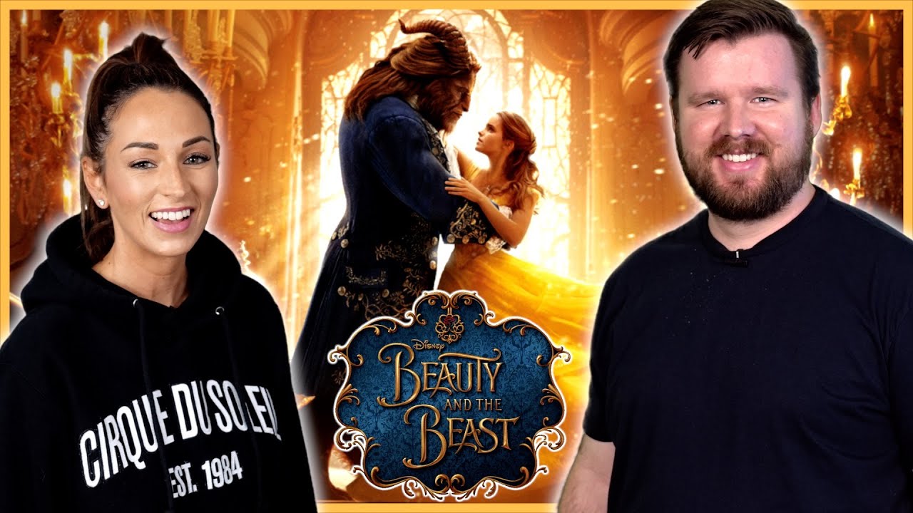 My wife watches BEAUTY AND THE BEAST (2017) for the FIRST time || Movie REACTION