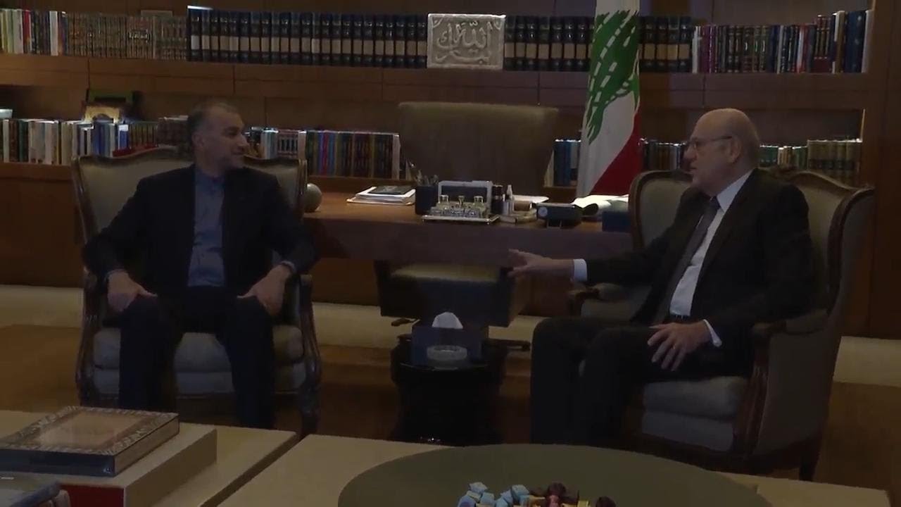 Iranian foreign minister meets with Lebanese leaders in Beirut