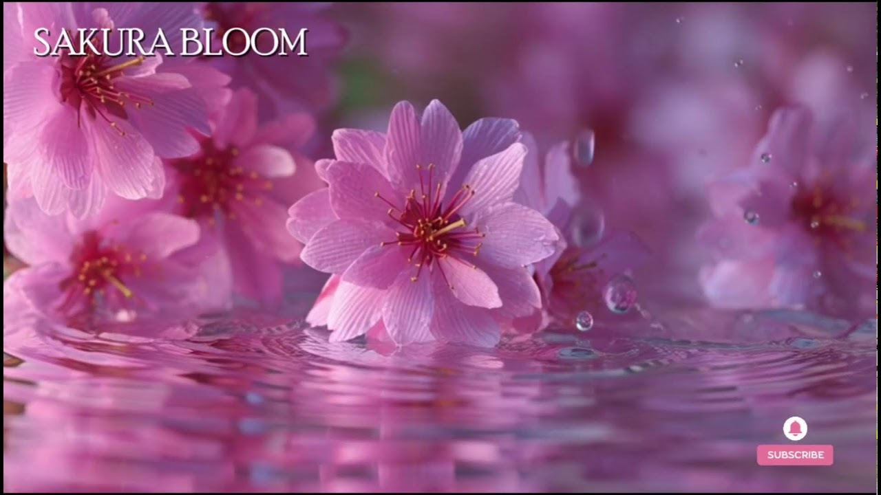 🔴 日本の静寂 – 桜ブルーム 癒しのアンビエントサウンドとキャンドルの光
