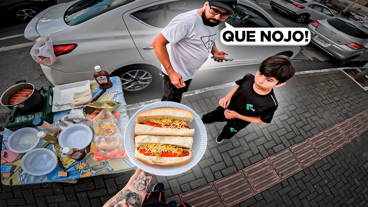 VOLTEI NO MEU ANTIGO EMPREGO… VENDEDOR DE HOT DOG!