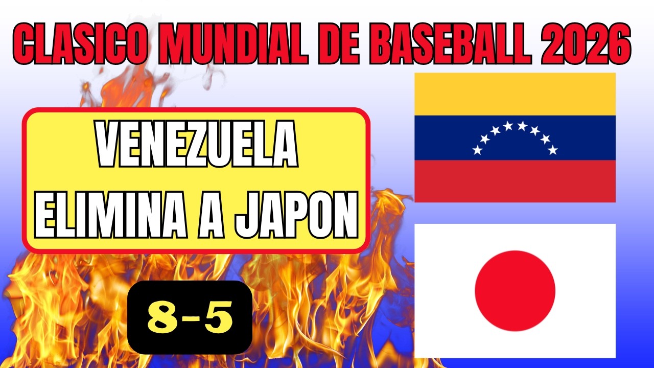 En Vivo Venezuela Vs Japón Clásico Mundial de Baseball,