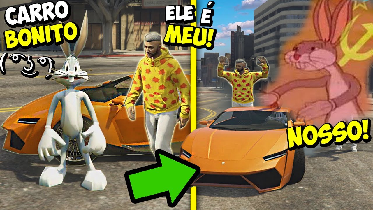 VIREI o COELHO COMUNISTA e IRRITEI os JOGADORES no GTA RP