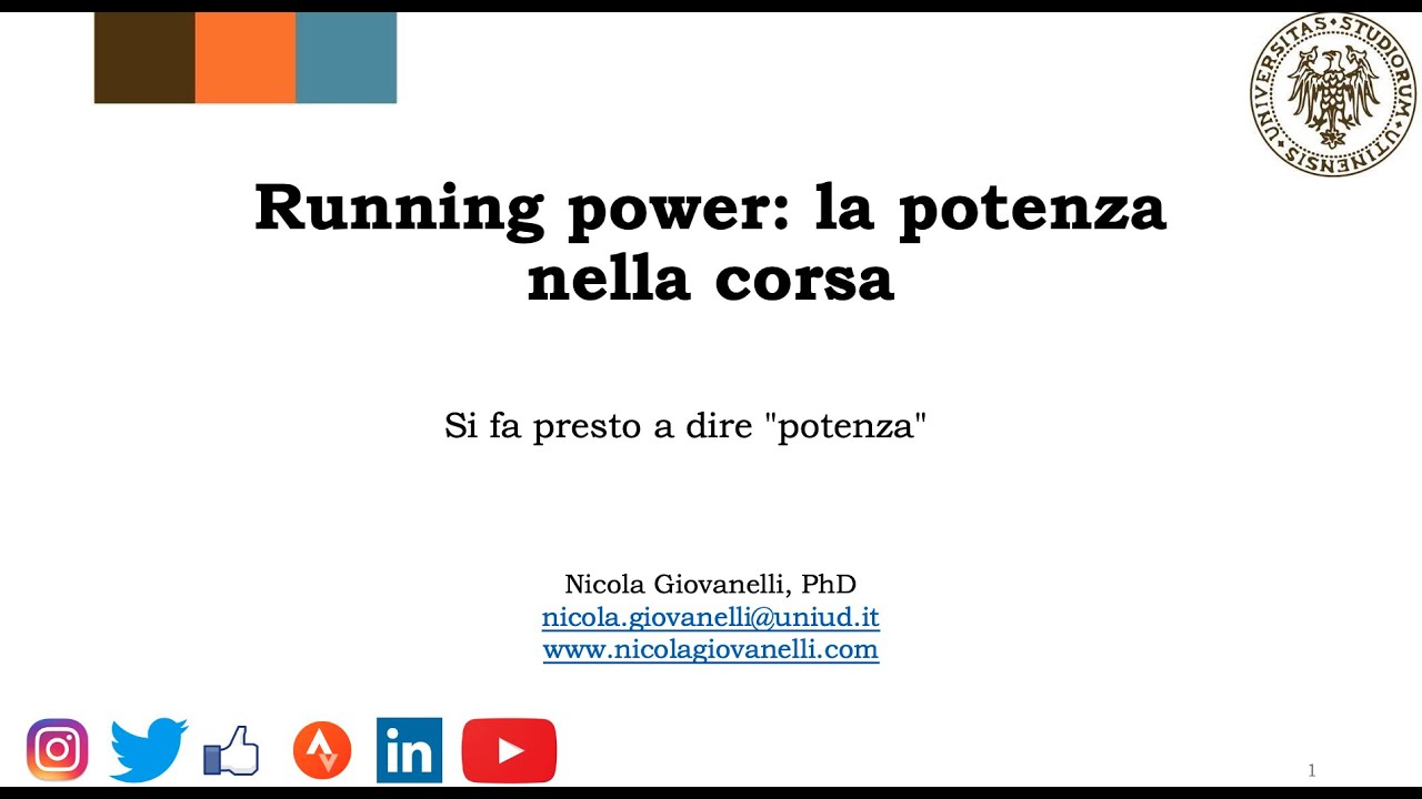 Running power: la potenza nella corsa 🏃🏻‍♂️