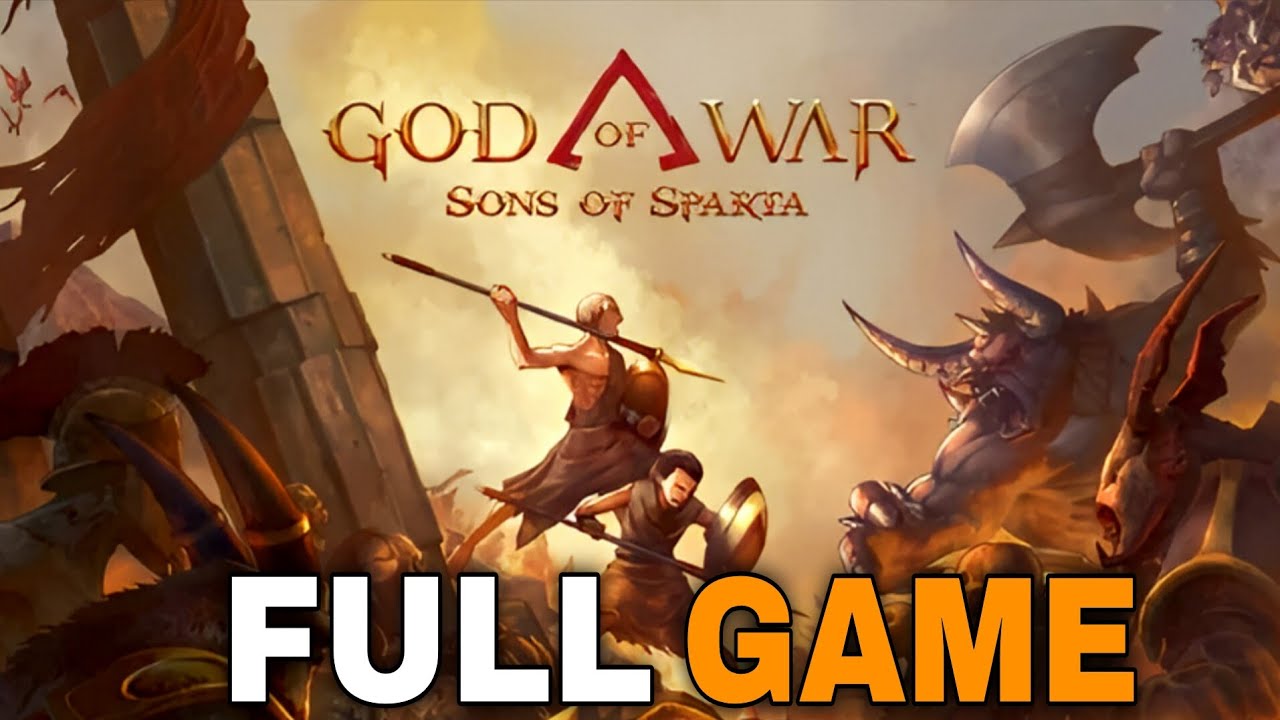 GOD OF WAR SONS OF SPARTA Gameplay Walkthrough Part 1 - FULL GAME (No Commentary)