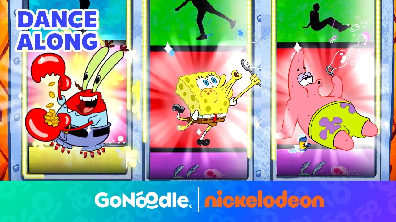 SpongeBob's Pineapple Super Spinner | Activities for Kids | Dance Along | GoNoodle