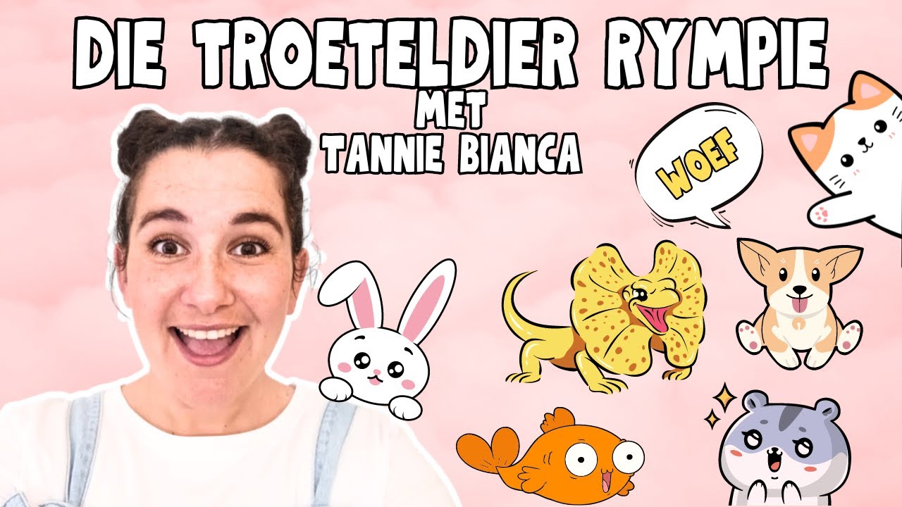 Ken jy die Troeteldier Rympie? Leer Gebare vir Troeteldiere met Afrikaanse Saamsing Pret vir Kinders