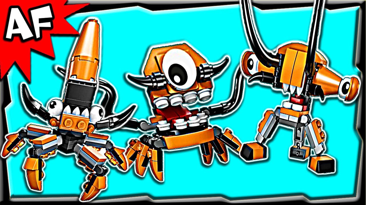 Lego Mixels FLEXERS Series 2: Kraw, Tentro, Balk 41515 41516 41517 Animated Building Review