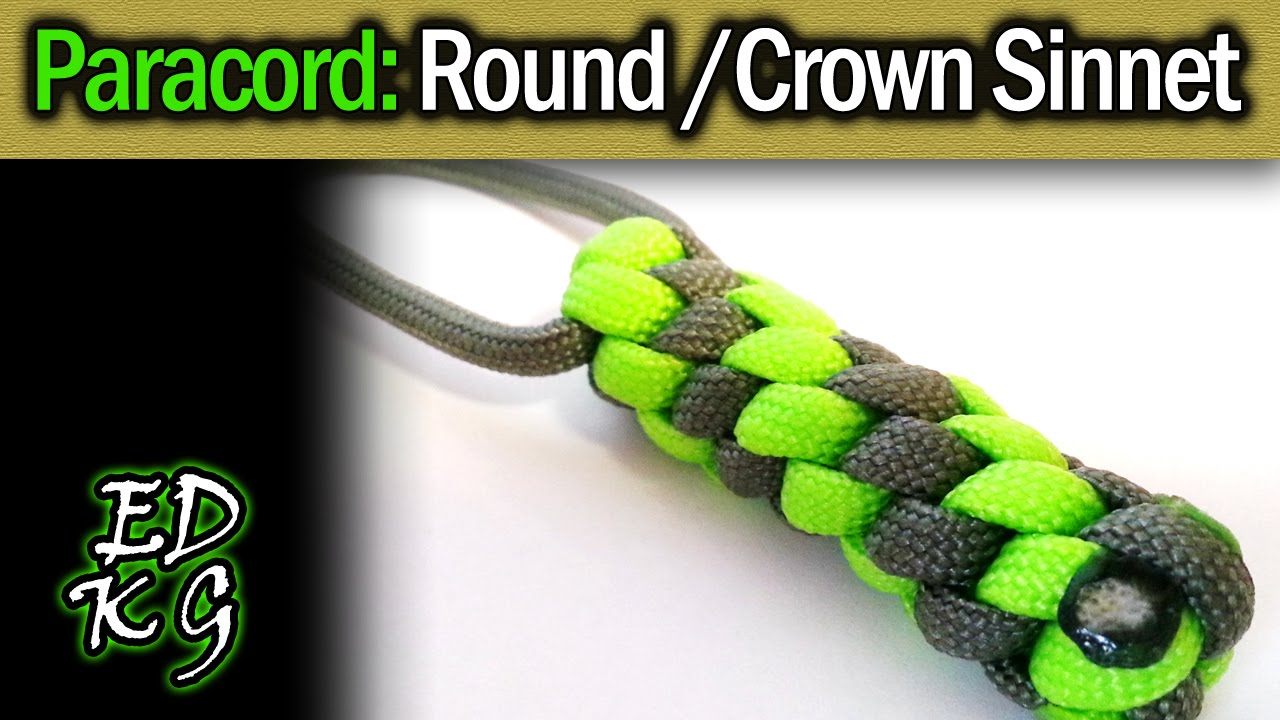 Простой паракорд: Crown Sinnet (круглый шнурок-брелок)