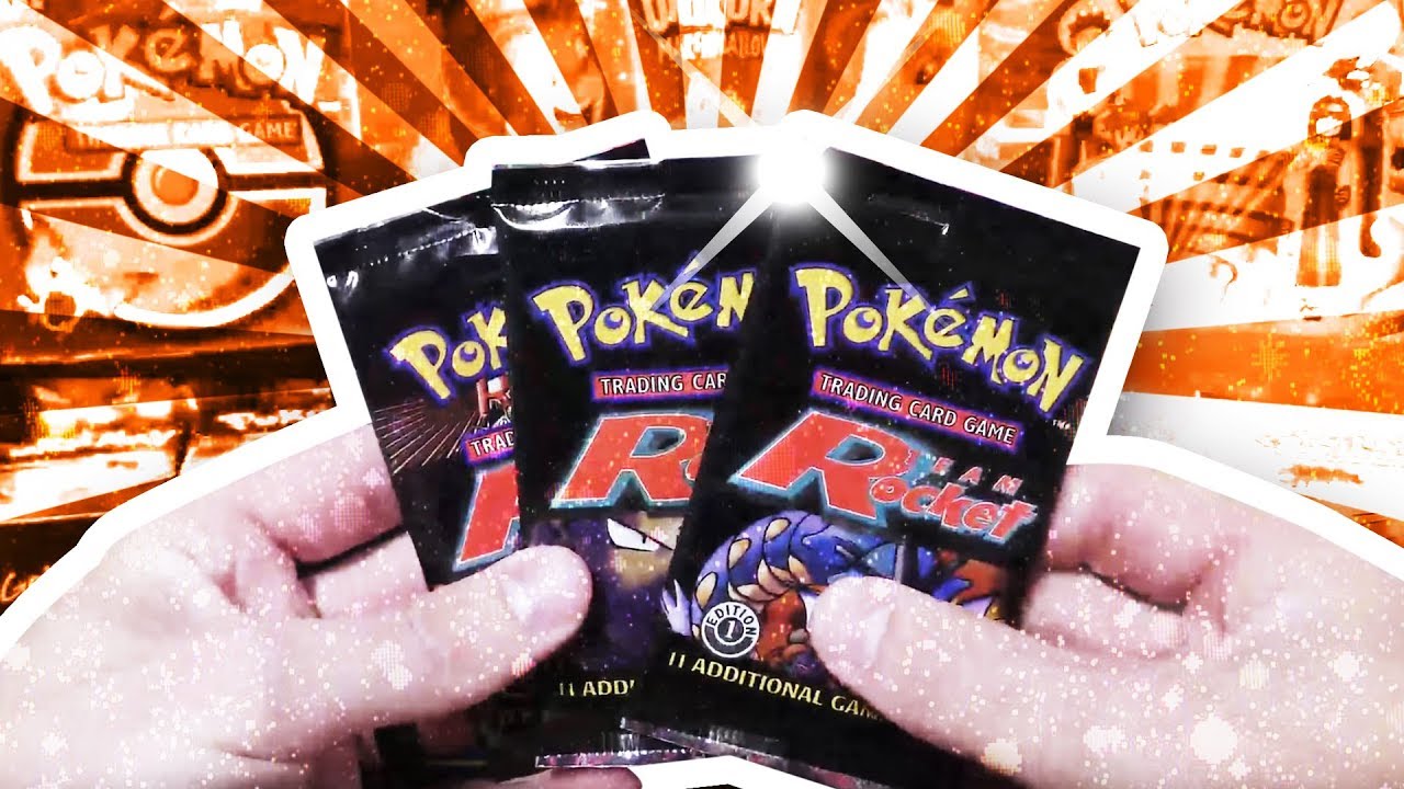 Opening 3x UNWEIGHED Team Rocket 1ST EDITION Pokemon Packs !!!