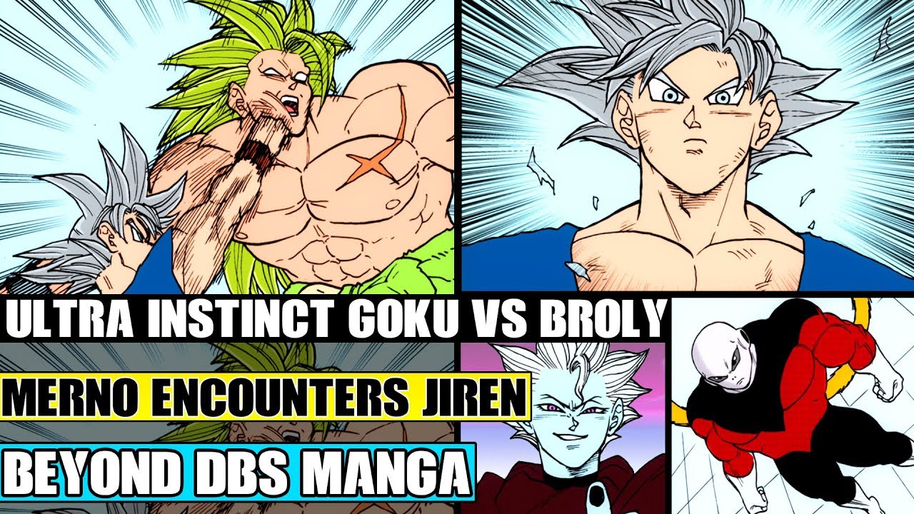 Beyond Dragon Ball Super: The New Angel Merno Encounters Jiren! Ultra Instinct Goku Vs Broly!
