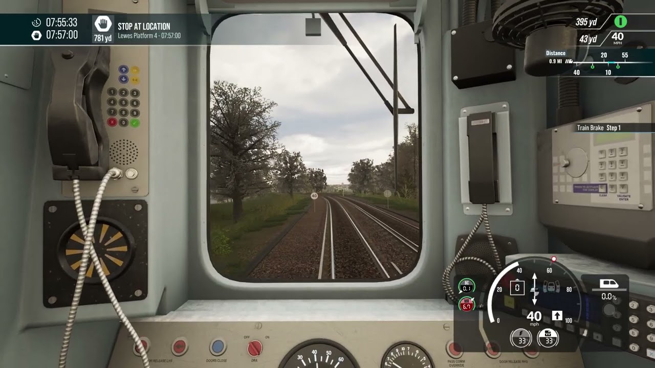 [2F90] Train Sim World 6: East Coastway: 07:43 Newhaven Town to Brighton.