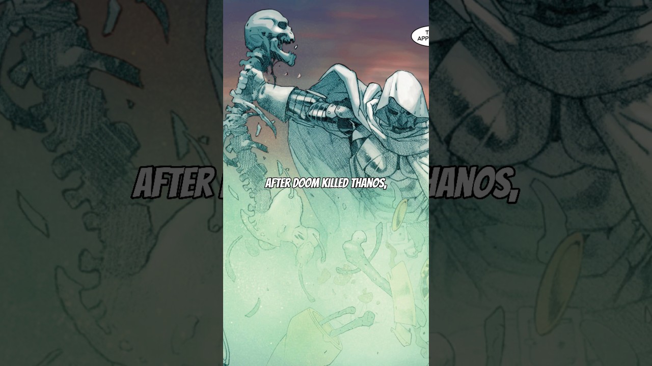 Dr DOOM kills THANOS #drdoom #thanos #marvelcomics #secretwars