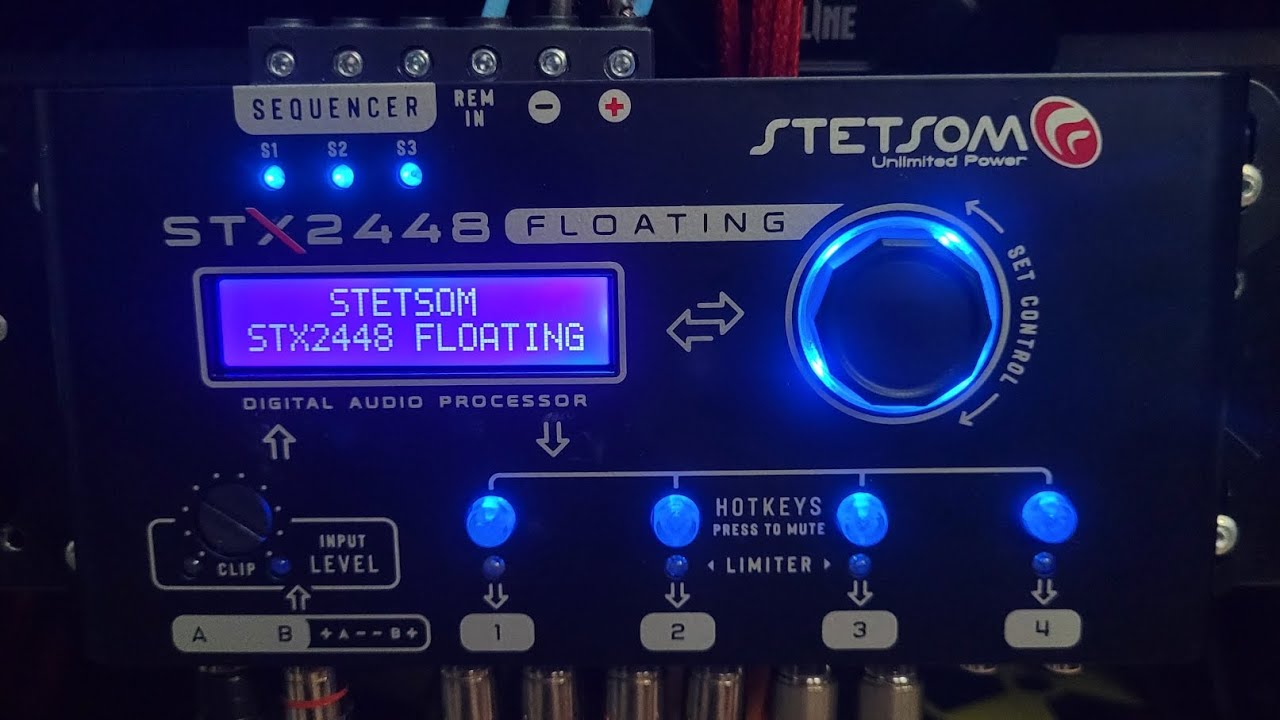 Som automotivo usando para shows  - Processador Stetsom Stx2448 Floating não é estéreo 😯😯😯😯🙈🙈