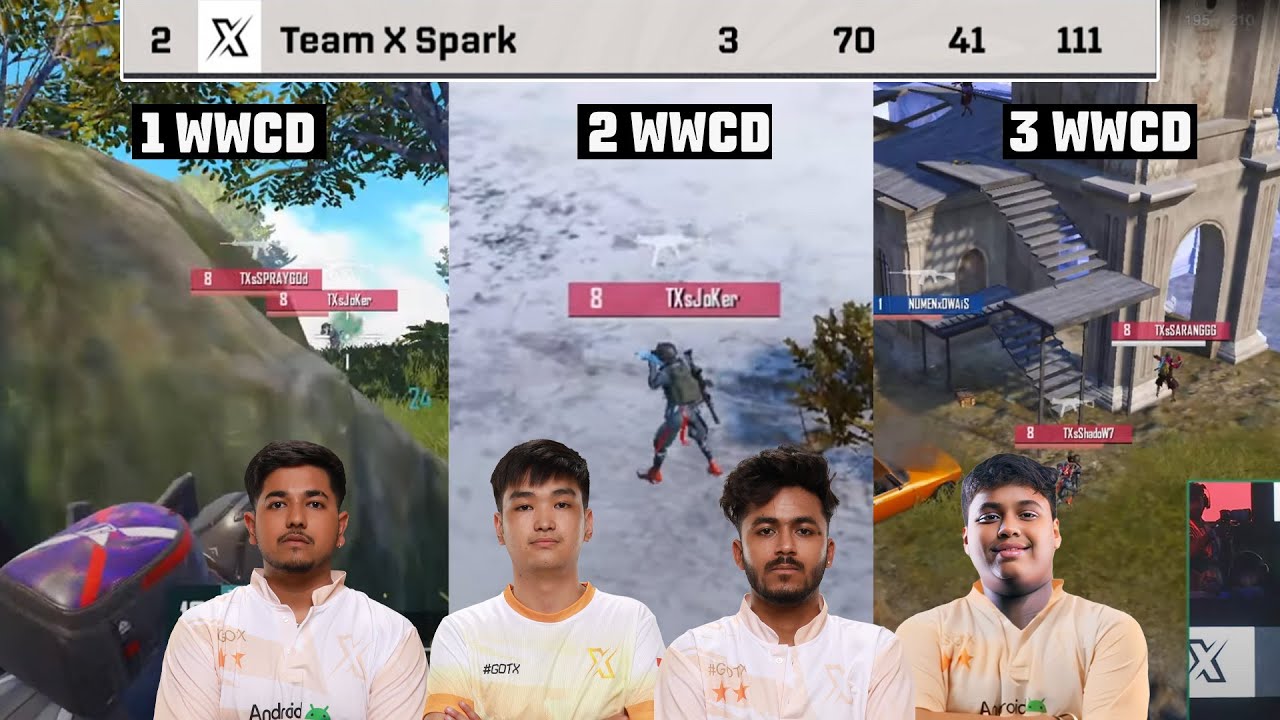 TX DOMINATION 3 WWCD🔥 TEAM XSPARK BMPS MATCH HIGHLIGHTS | SARANG SPRAYGOD JOKER SHADOW