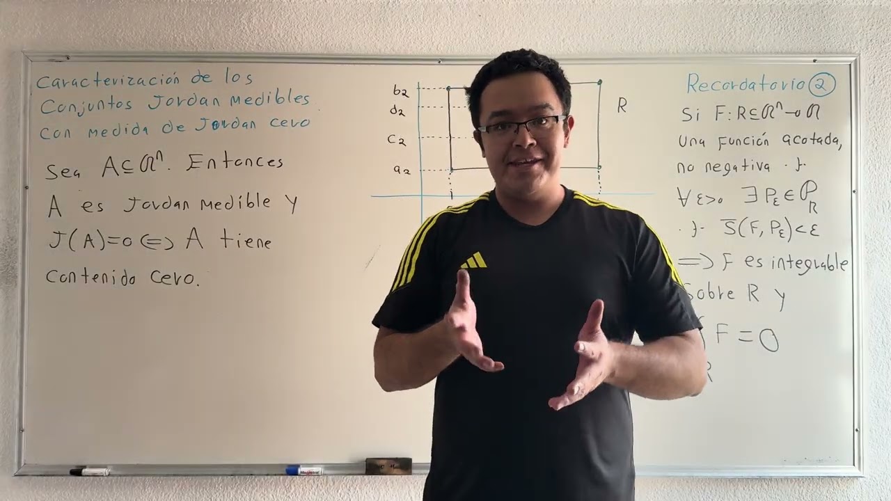 Caracterización de los conjuntos Jordan medibles con medida de Jordan cero (parte uno)