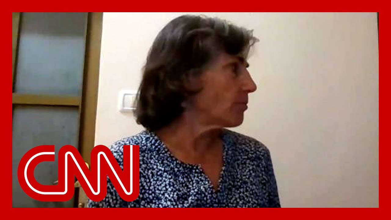 Explosions go off during interview with American doctor trapped in Gaza