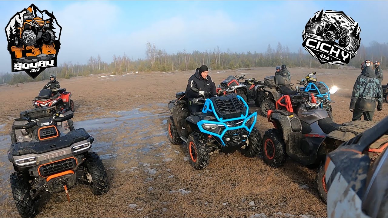 Oporny rów😱😜 i Tańce na Lodzie 😜💪🔥#cfmoto #quad #offroad #quady #mud #4x4 #vlog #goes
