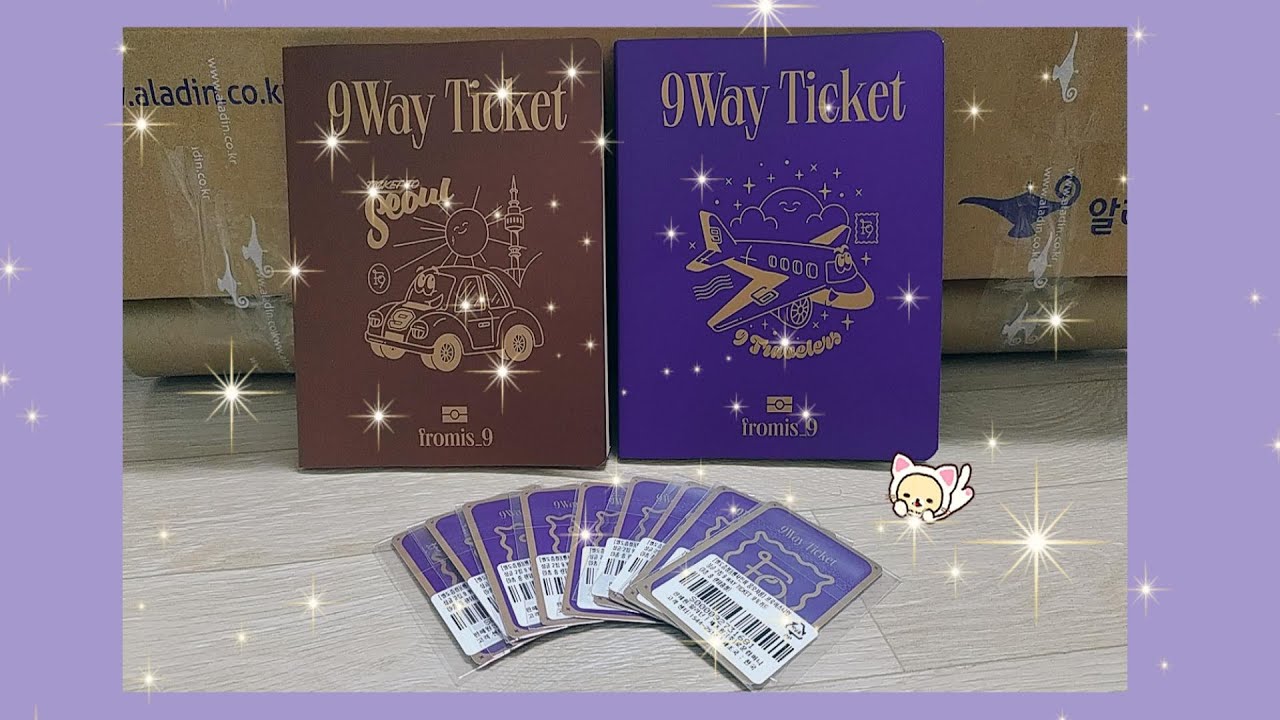 Unboxing 30 프로미스나인 Fromis_9 '9 Way Ticket' Albums