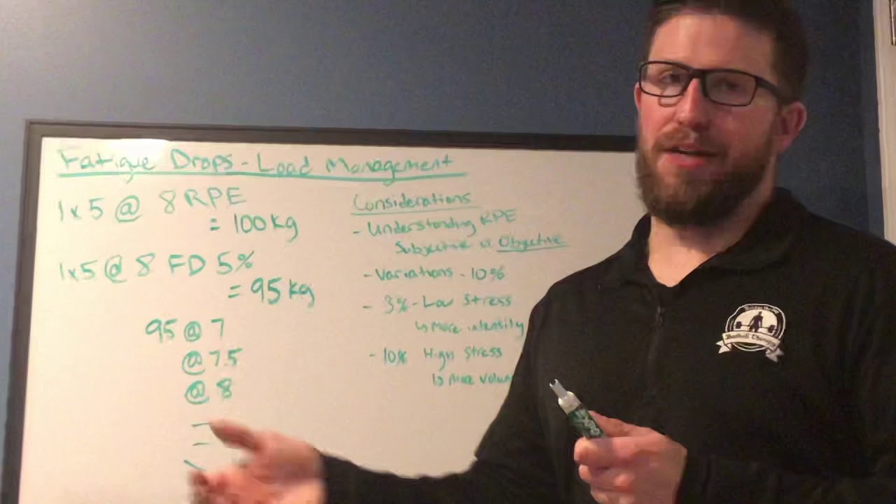Auto-regulation training: fatigue drops