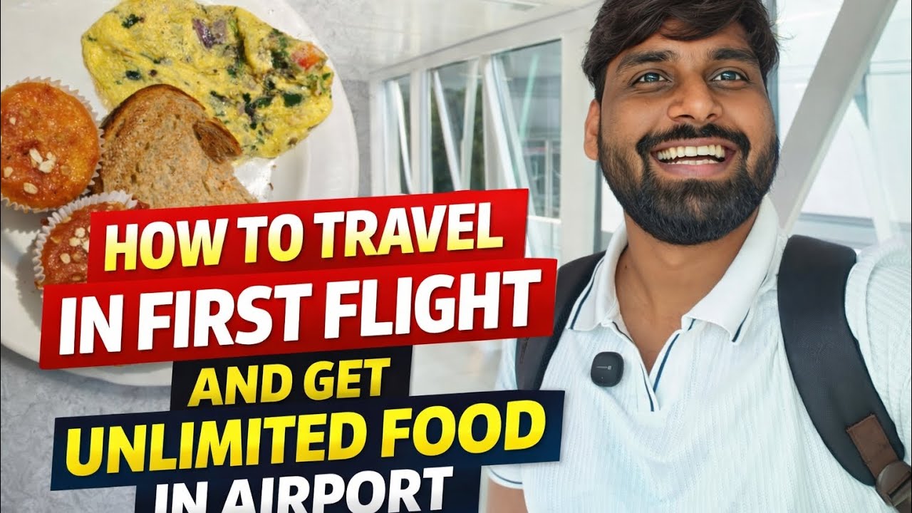 How I get unlimited food in Airport 😍#vlogs @iam.aamirsohel  