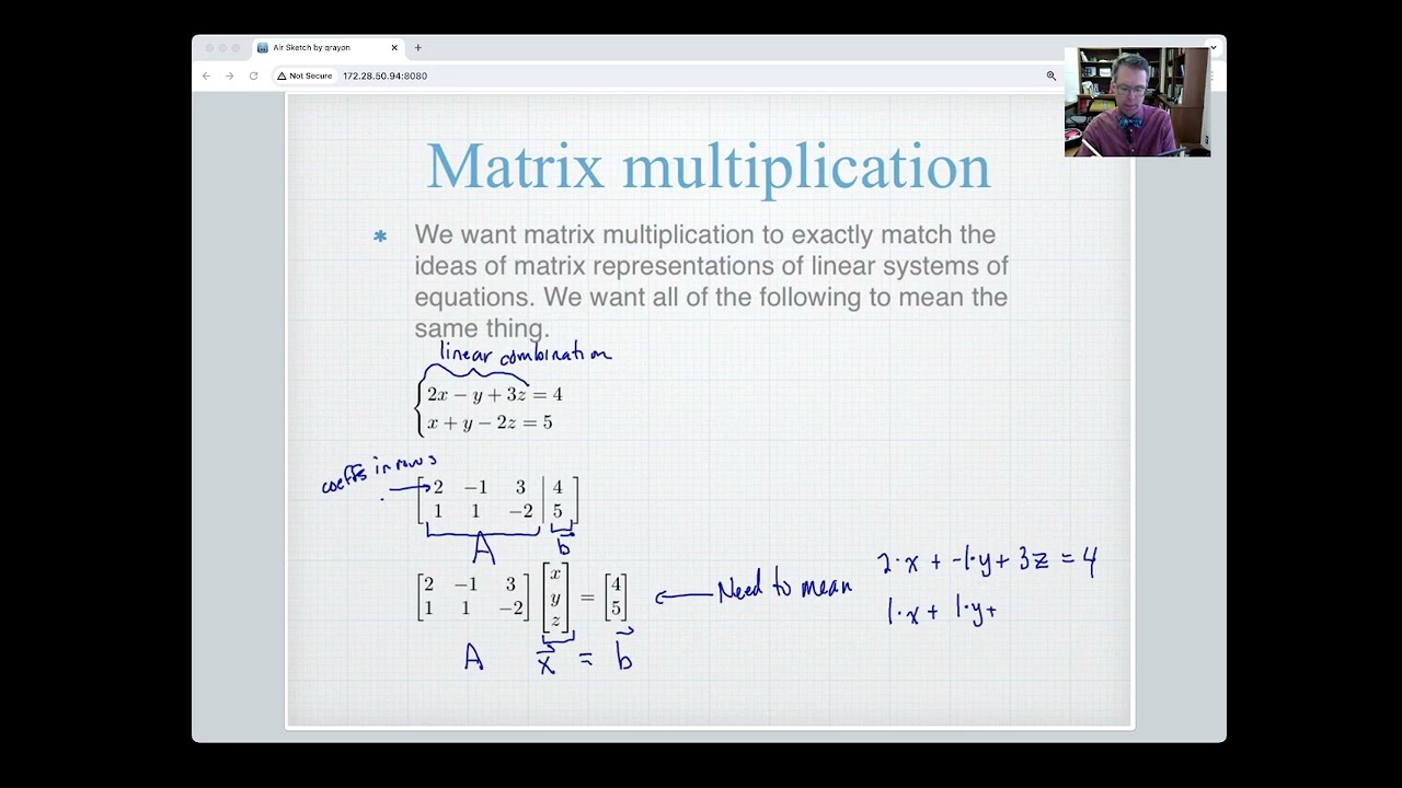 Dot Products and Matrix Multiplication