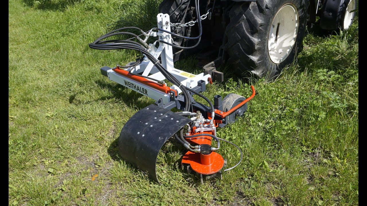 Unterstockbürste Weithaler - mechanische Unterstockbearbeitung im Obstbau und Weinbau Video2