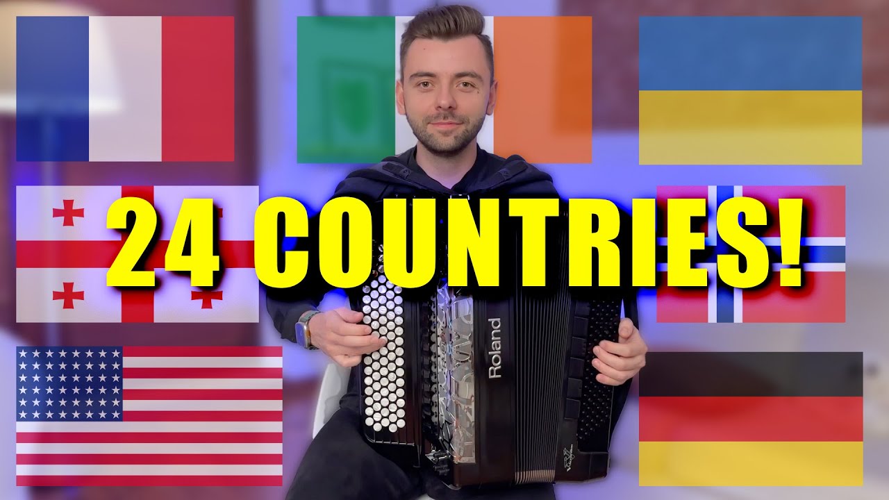 1 ACCORDION -  24 COUNTRIES