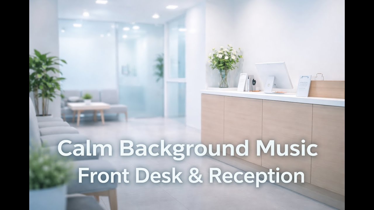 Calm Background Music for Front Desk & Reception Areas | Professional Office Ambience
