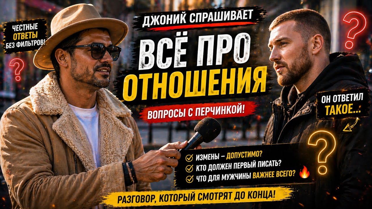 10 Вопросов про отношения ❌ с прохожим на улице ⚽ Jonik_Bloger