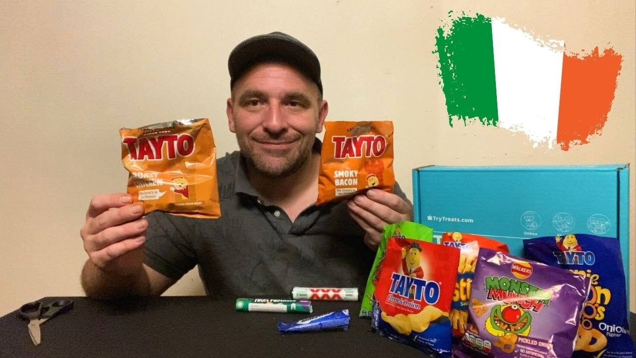 ASMR-Trying Snacks From Ireland 🇮🇪 (Featuring Try Treats)