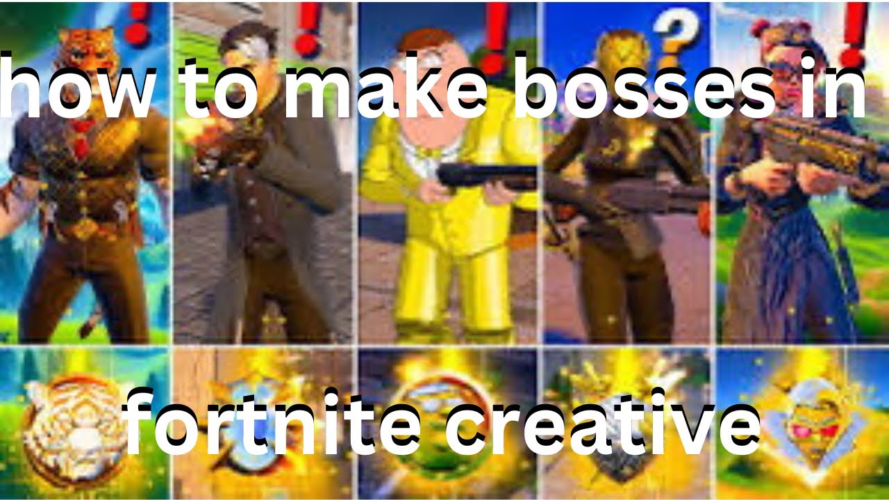 How to create custom *BOSSES* in Fortnite creative