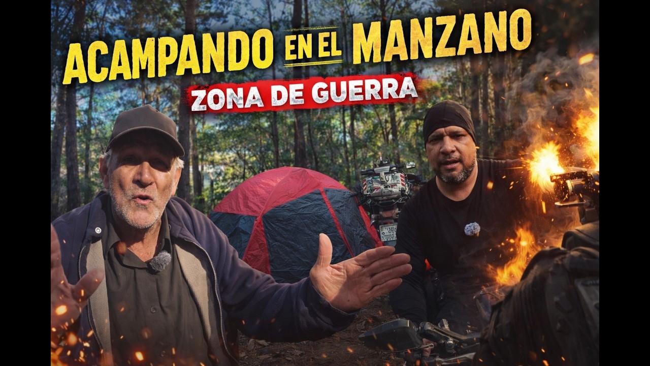 ACAMPANDO EN EL MANZANO ZONA DE GUERR4