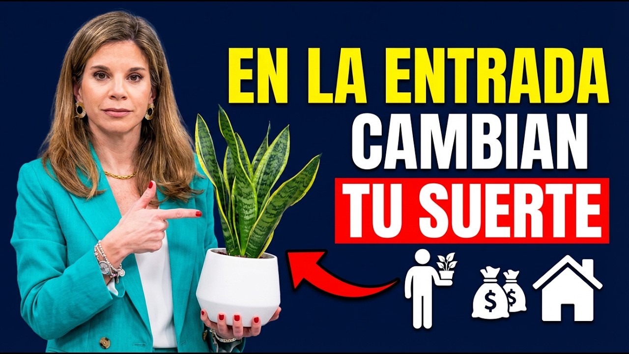 Coloca Estas 7 Plantas en la Entrada y Activa la Suerte y la Abundancia en Tu Casa | Marian Rojas
