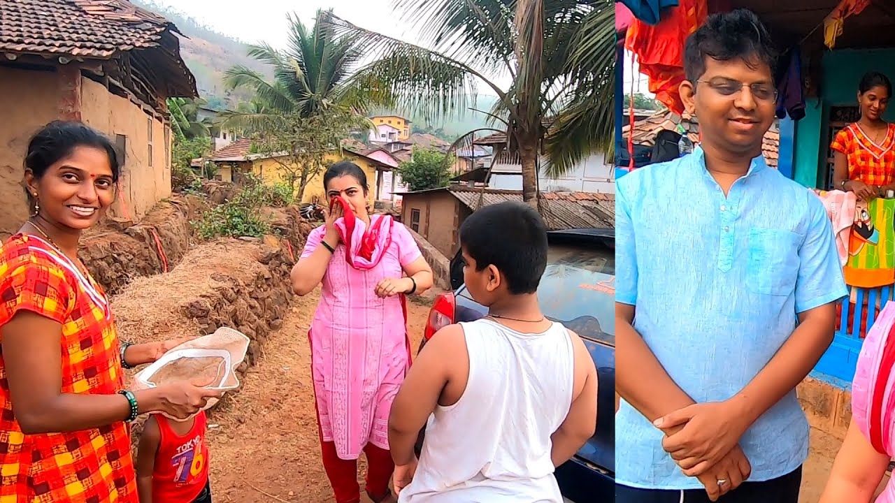 मुंबईला जाताना मेहुल दादांचे डोळे पाणावले 🥺| कोकणातल्या गावची ओढ | S For Satish |Ambavali, Mandangad