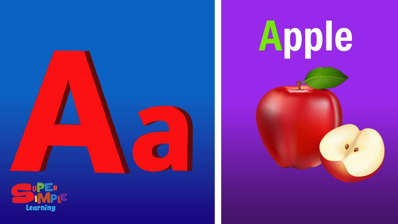 Learn The ABC Phonic Song with APPLE as Your First Lesson-ABC Songs, ABCD, Nursery Rhymes, Baby Song