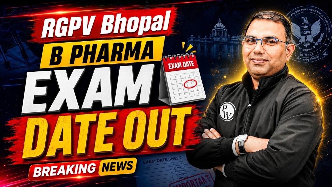 RGPV B Pharma Exam Date Out 2026 🔥 | Official Time Table Released | Latest Update