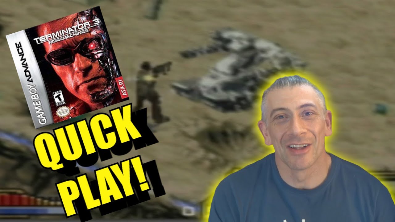 Terminator 3 Rise Of The Machines Gameplay - Nintendo GameBoy Advance - With Commentary