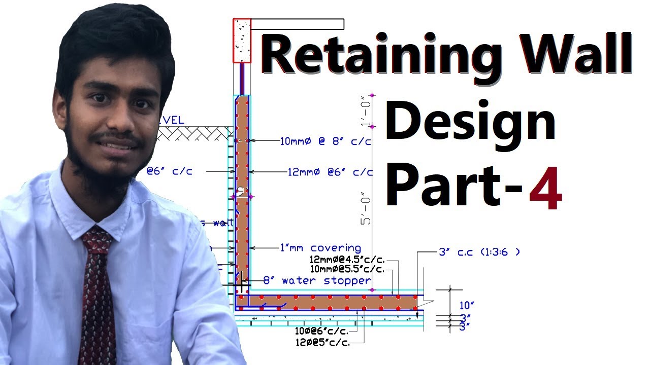 Retaining wall design bangla part 4 #Mahbub_Alam