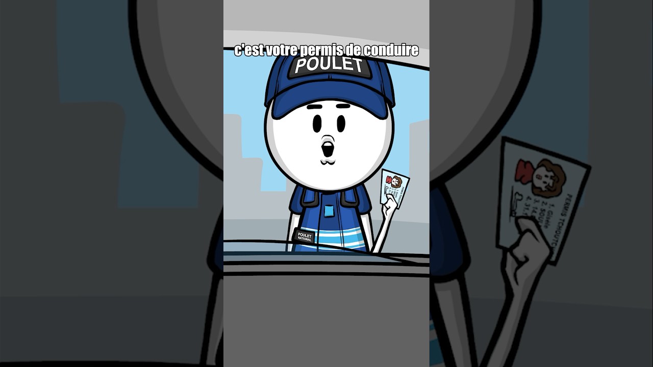 @Gendarmerienationaleofficiel - Le policier magicien 👮&zwj;♂️ #shorts #animation #humour #drole